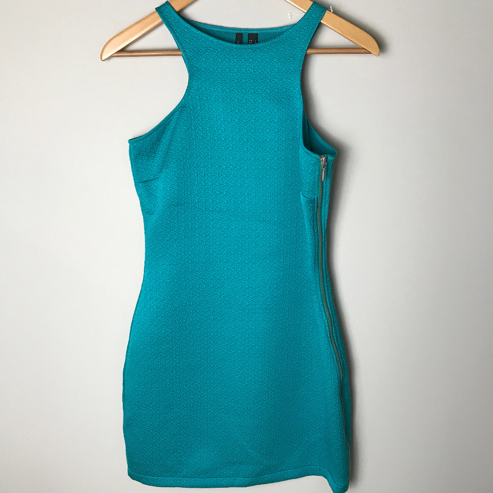 Turquoise MNG Sz S Slvls dress